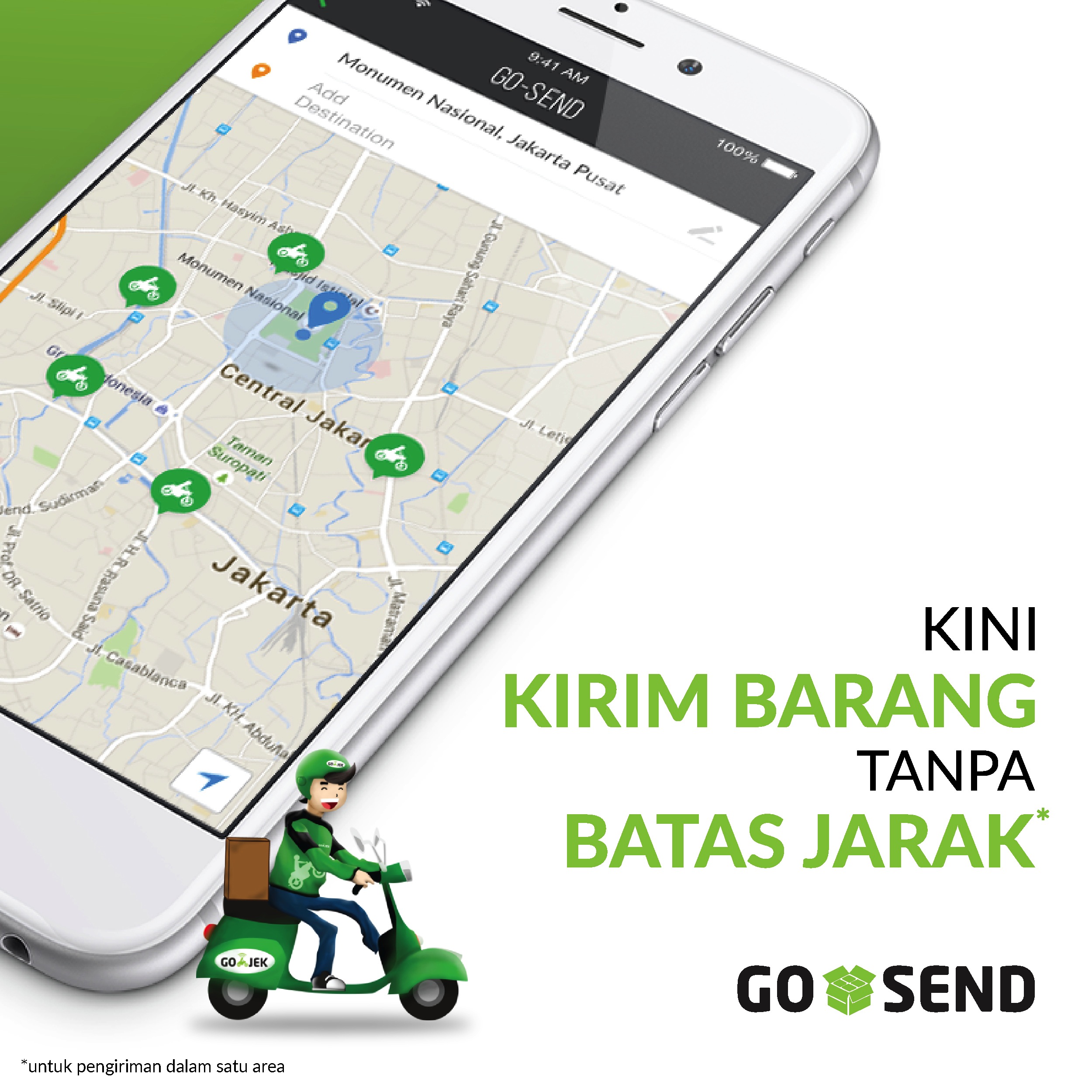 Kini Kirim Barang Dengan GO-SEND Tanpa Batas Jarak!