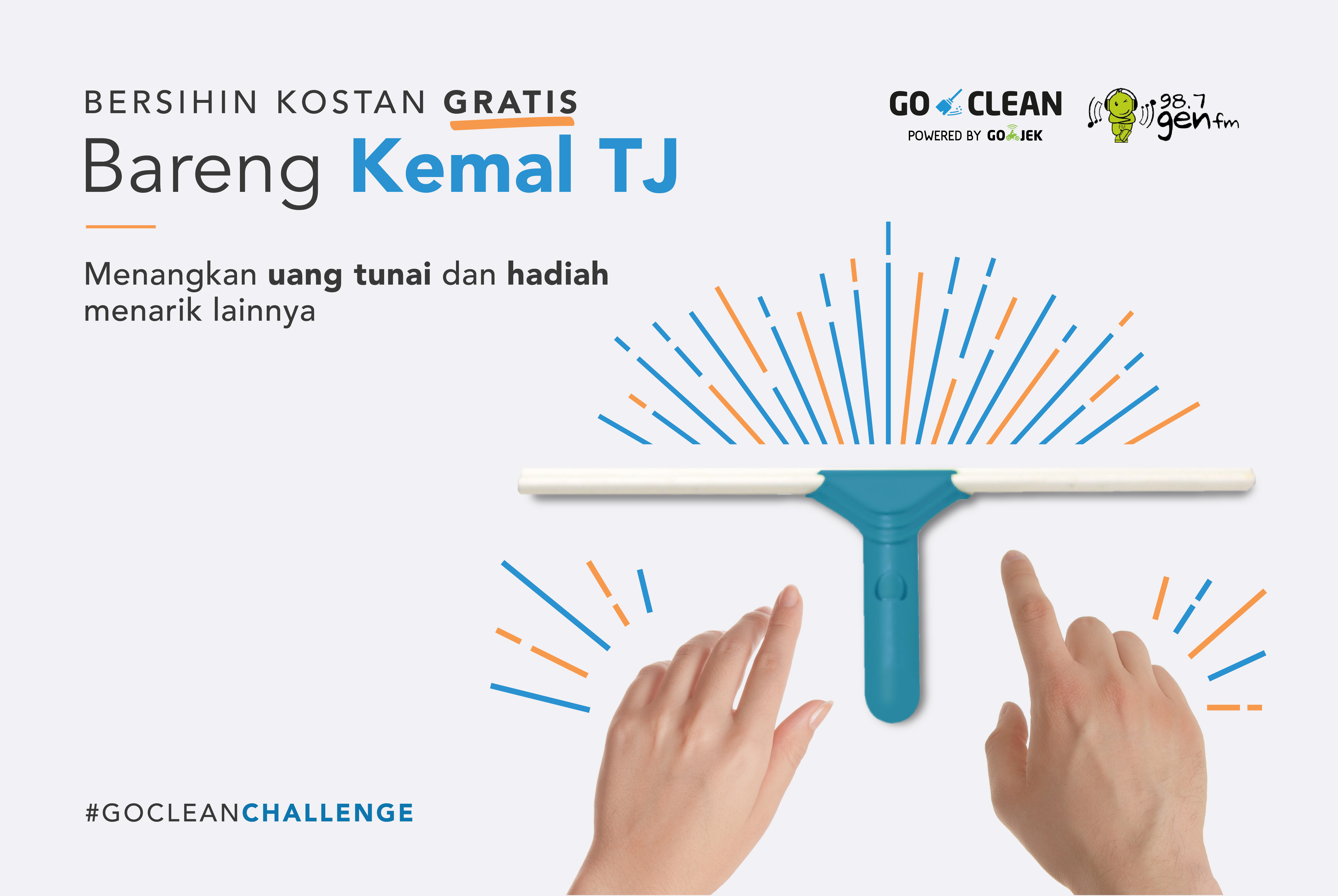 #GOCLEANCHALLENGE Bersihin Kostan Gratis! Bareng Kemal TJ