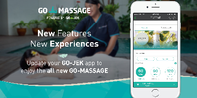 GO-MASSAGE Kini Hadir dengan Fitur dan Tampilan Baru