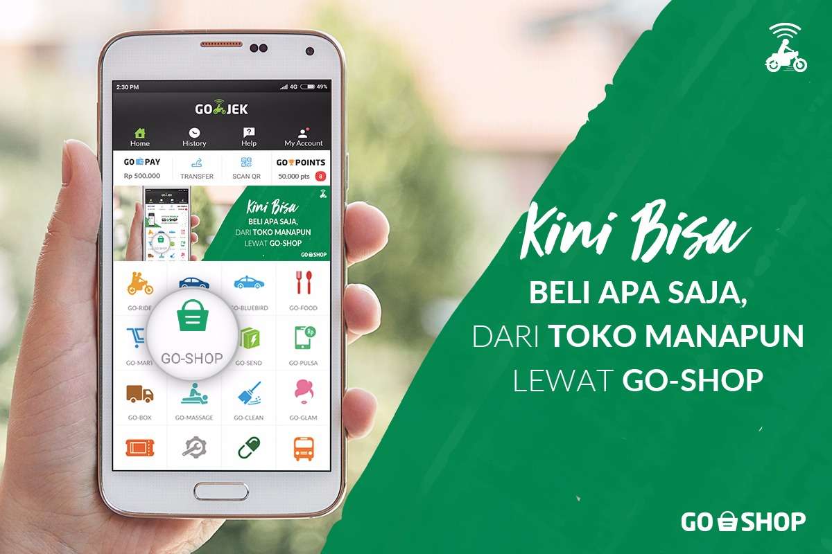 Beli Apa Pun dari Mana Pun dengan GO-SHOP