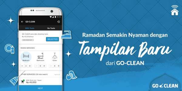 Tampilan & Feature BARU dari GO-CLEAN