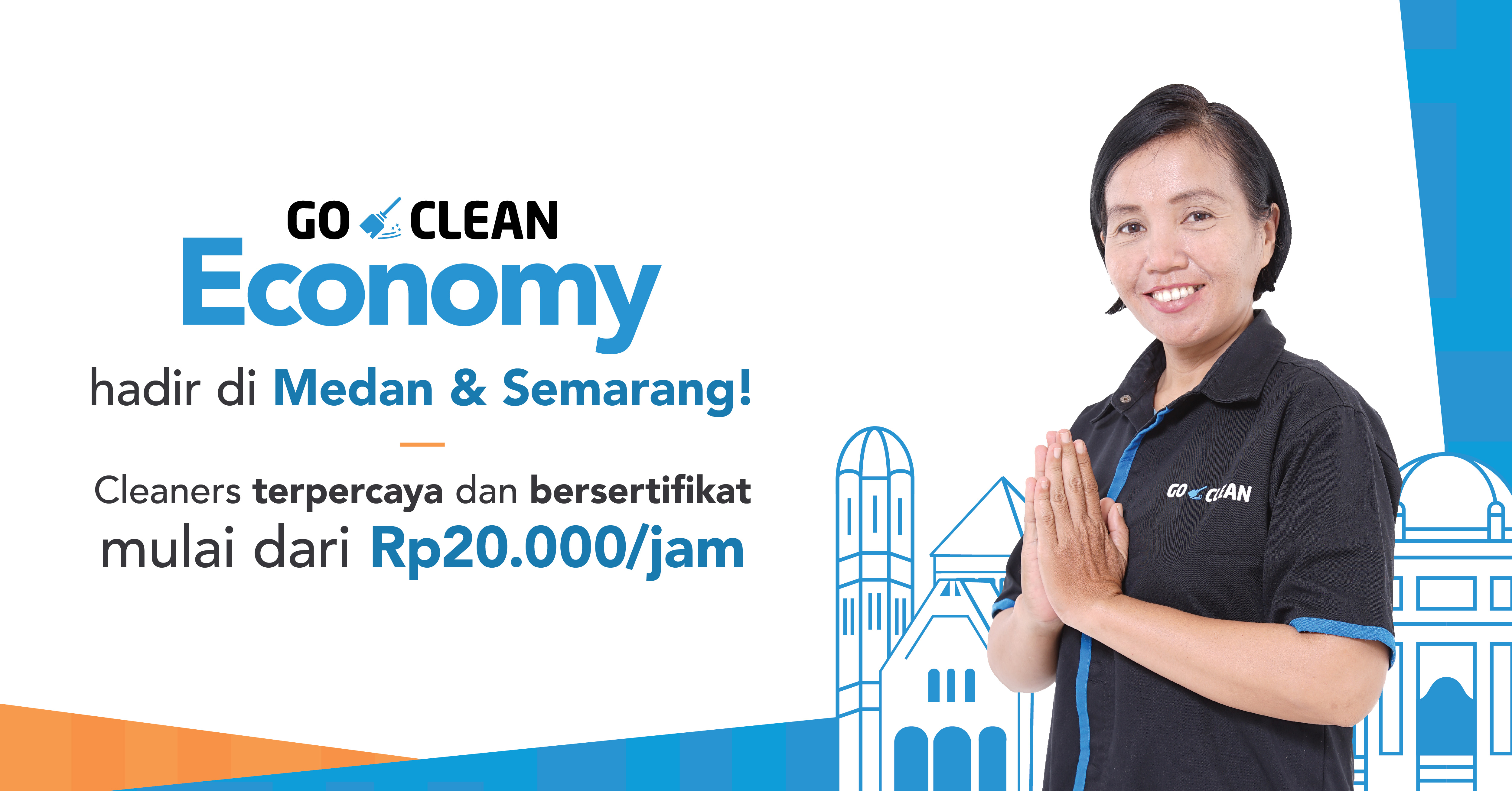 Kini GO-CLEAN Economy Hadir di Medan & Semarang!