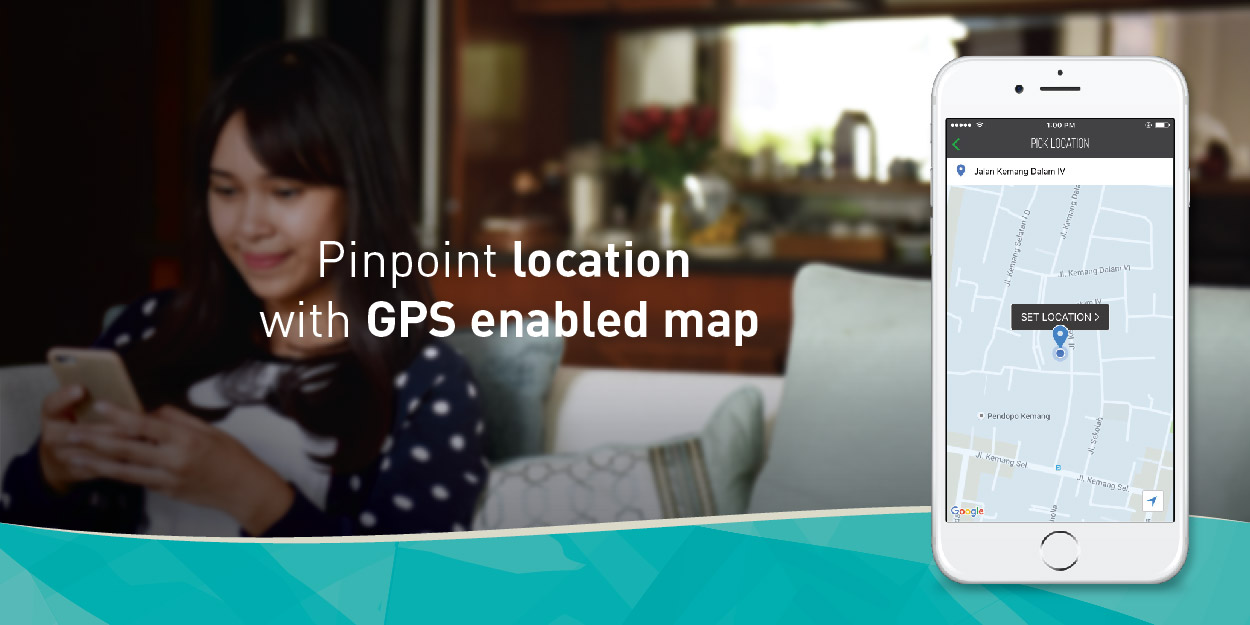 in-app map